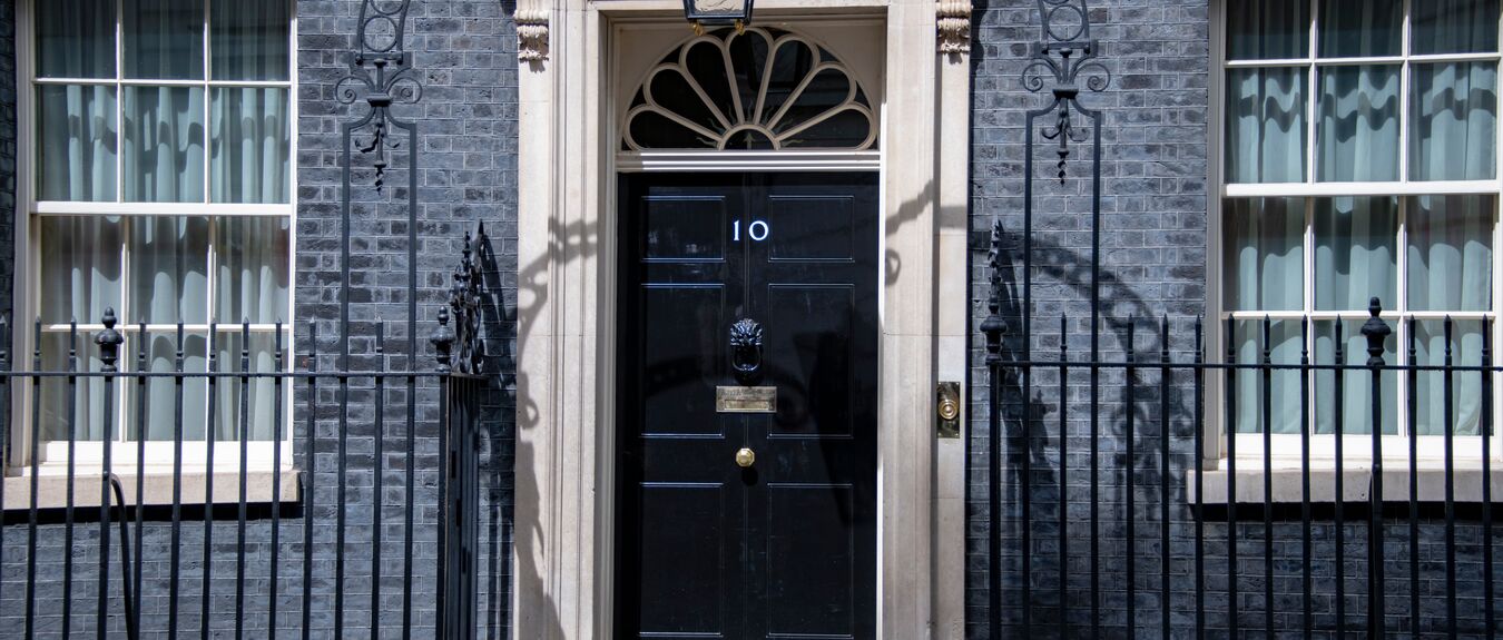 10 Downing Street, UK Prime Minister residence.